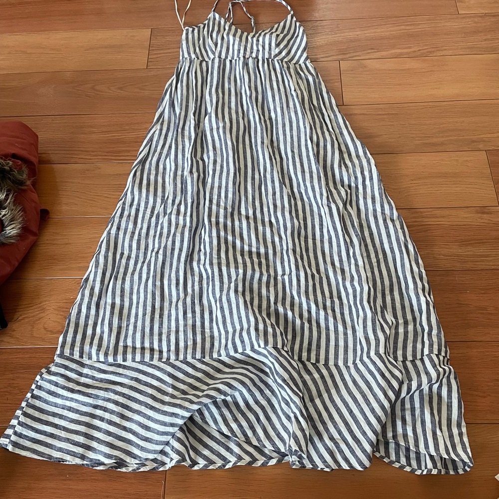 Stripe Linen Dress